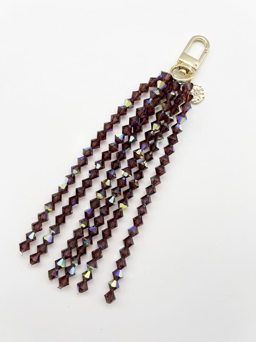 Anhänger SPARKLING CRYSTALS BURGUNDY