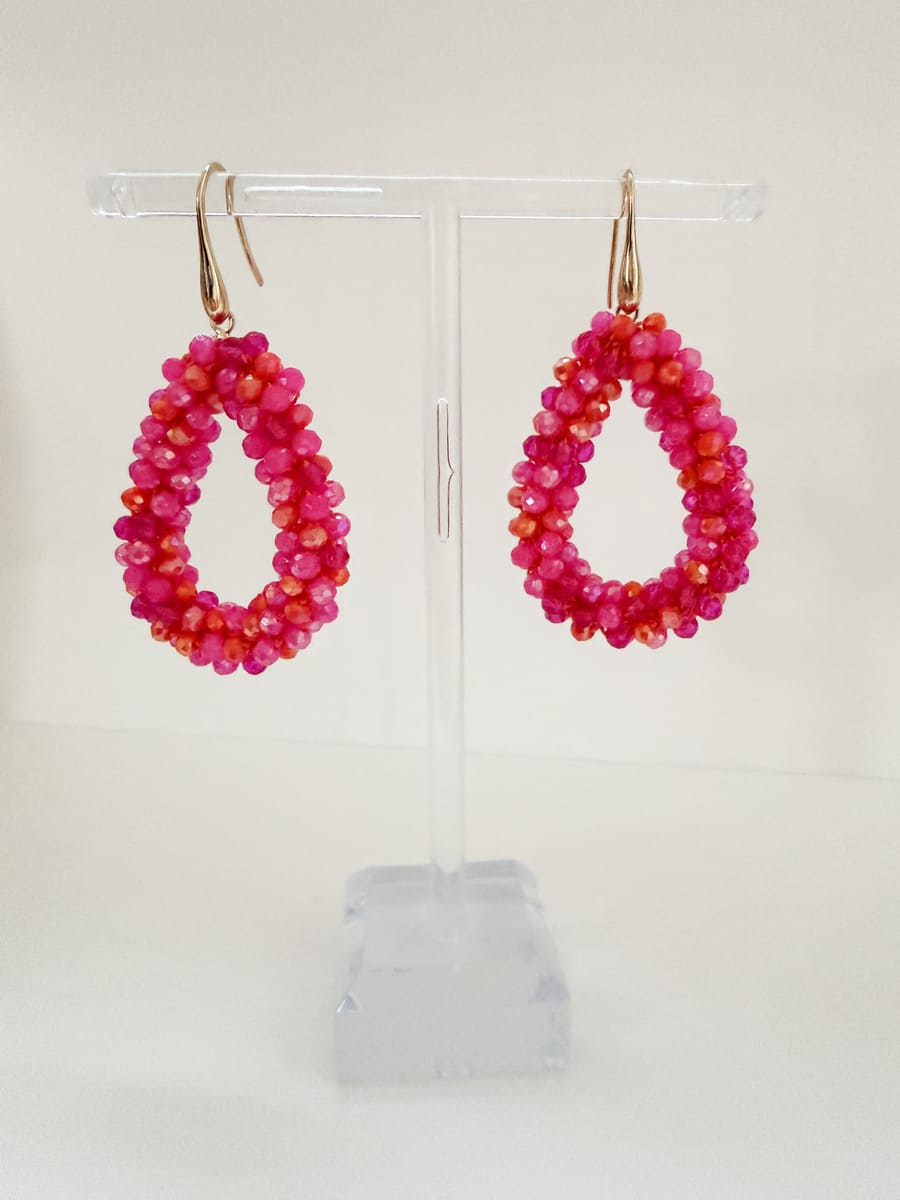 Ohrringe PALERMO DROPS PINK