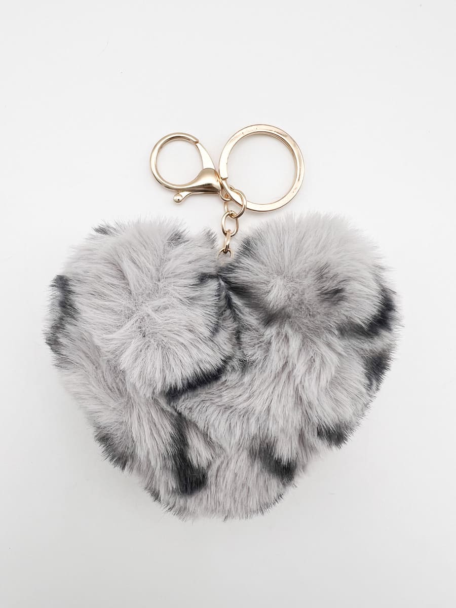 Anhänger SOFT HEART light grey