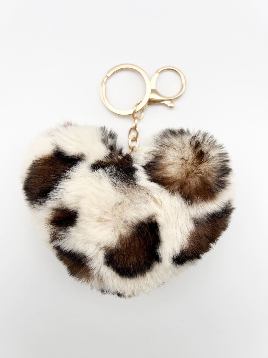 Anhänger SOFT HEART beige braun