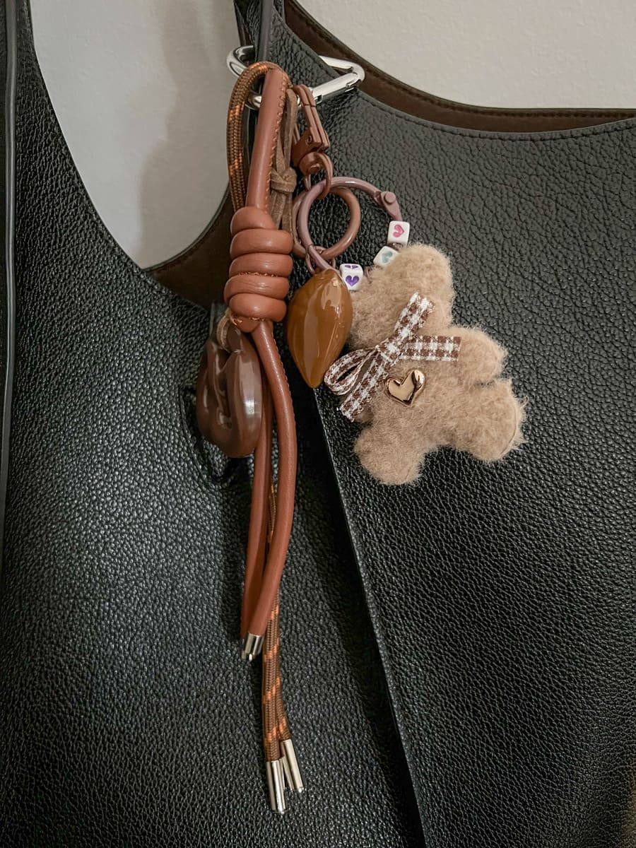 Taschenanhänger TEDDY BROWN