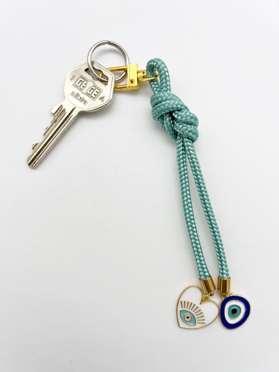 Anhänger MATI HEART & EYE mint