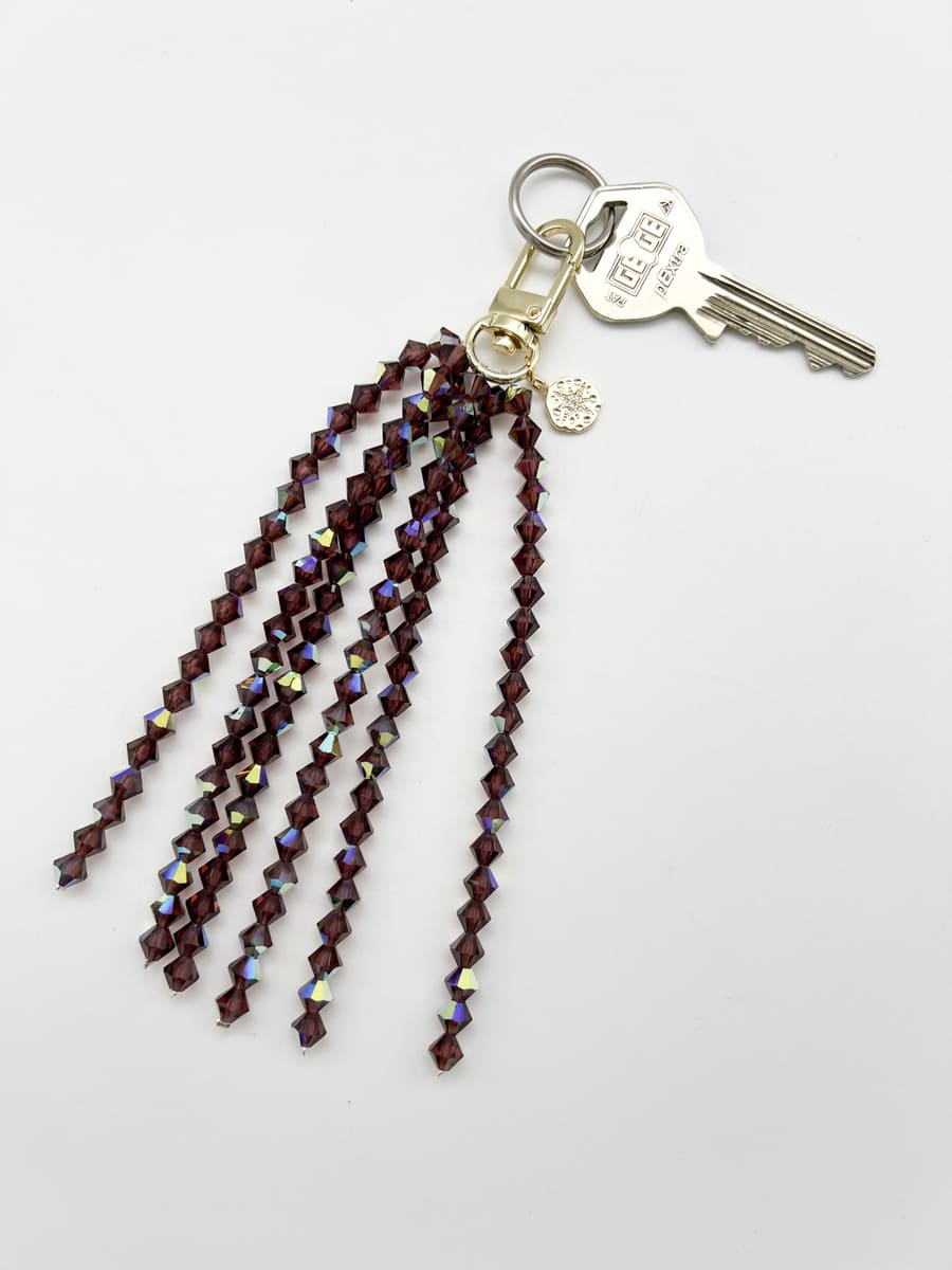 Anhänger SPARKLING CRYSTALS BURGUNDY
