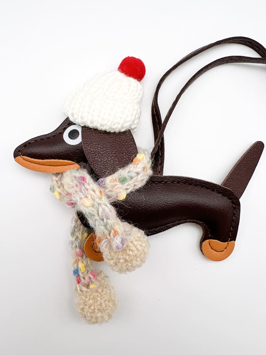 Anhänger PUFFY DACKEL WINTER