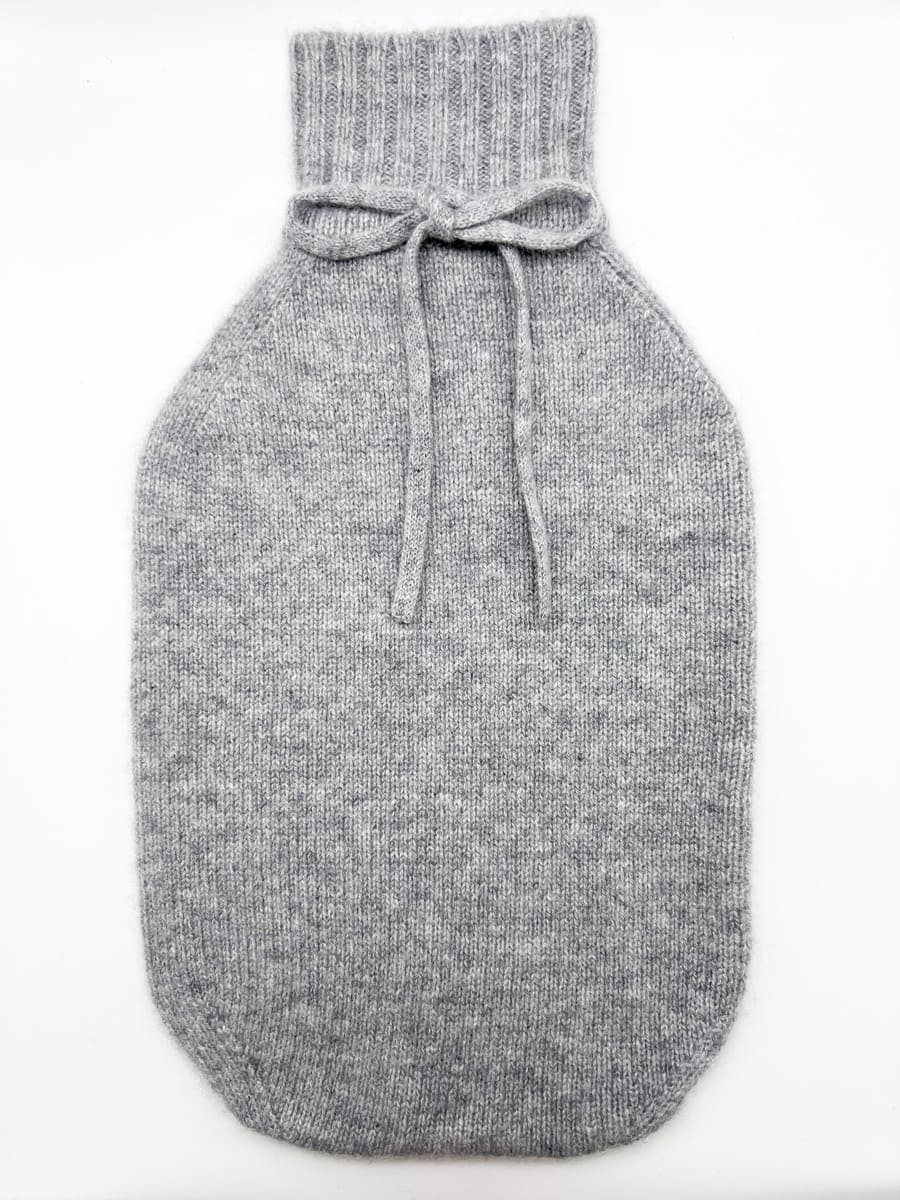 Kaschmir Wärmflaschenbezug COZY grau