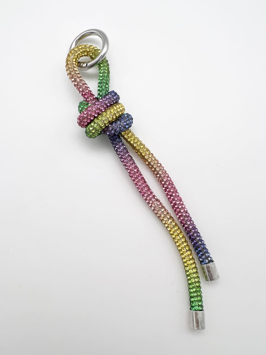 Anhänger KNOT CRYSTAL RAINBOW
