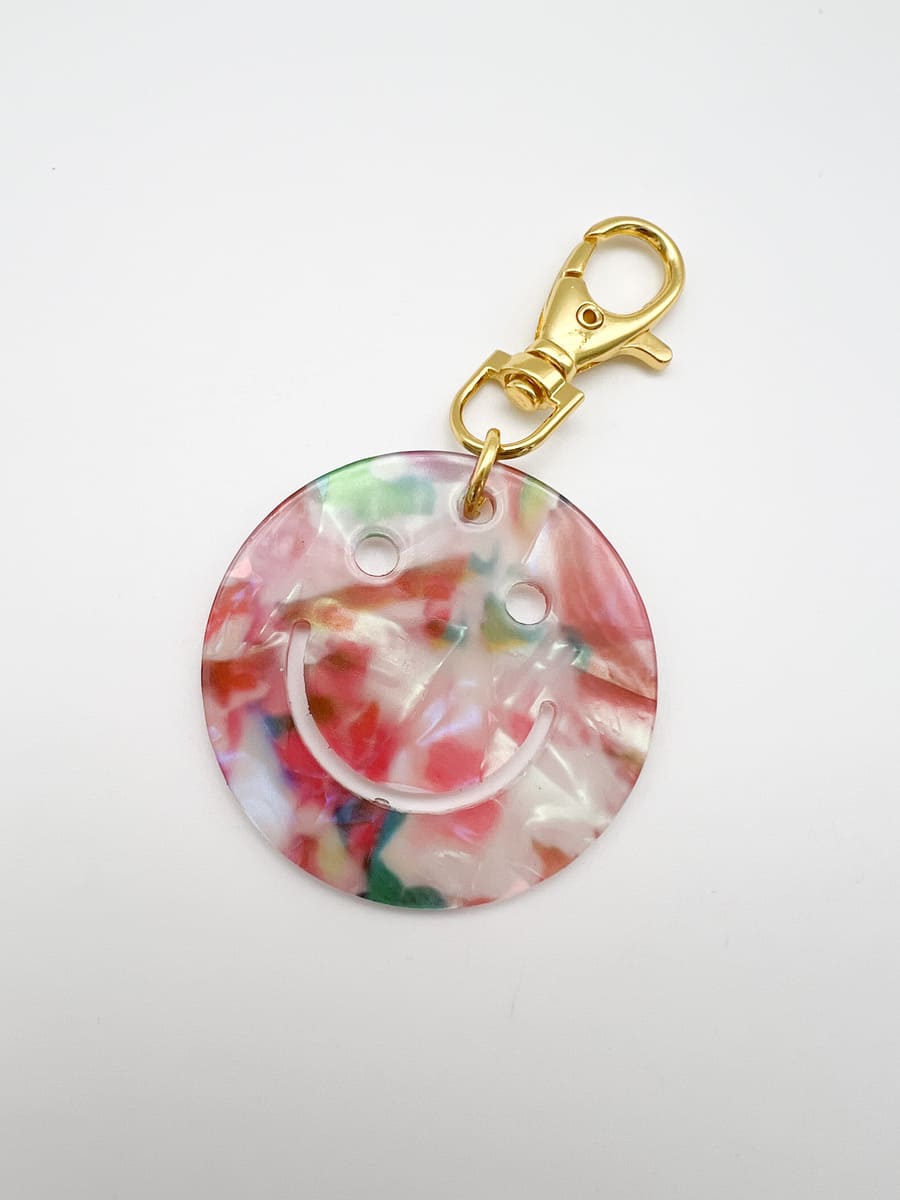 Anhänger Smiley bunt