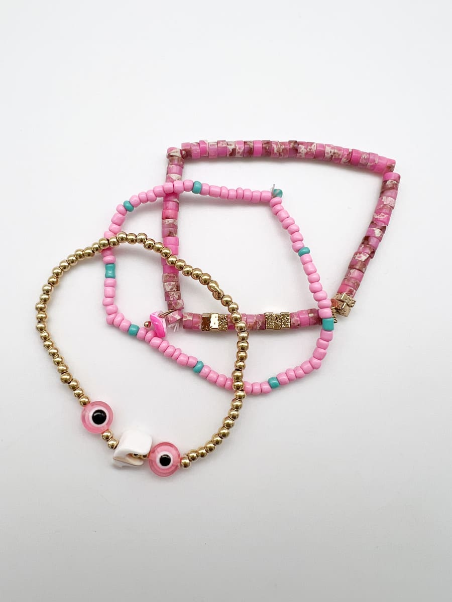 Armband-Set PINKY STONES