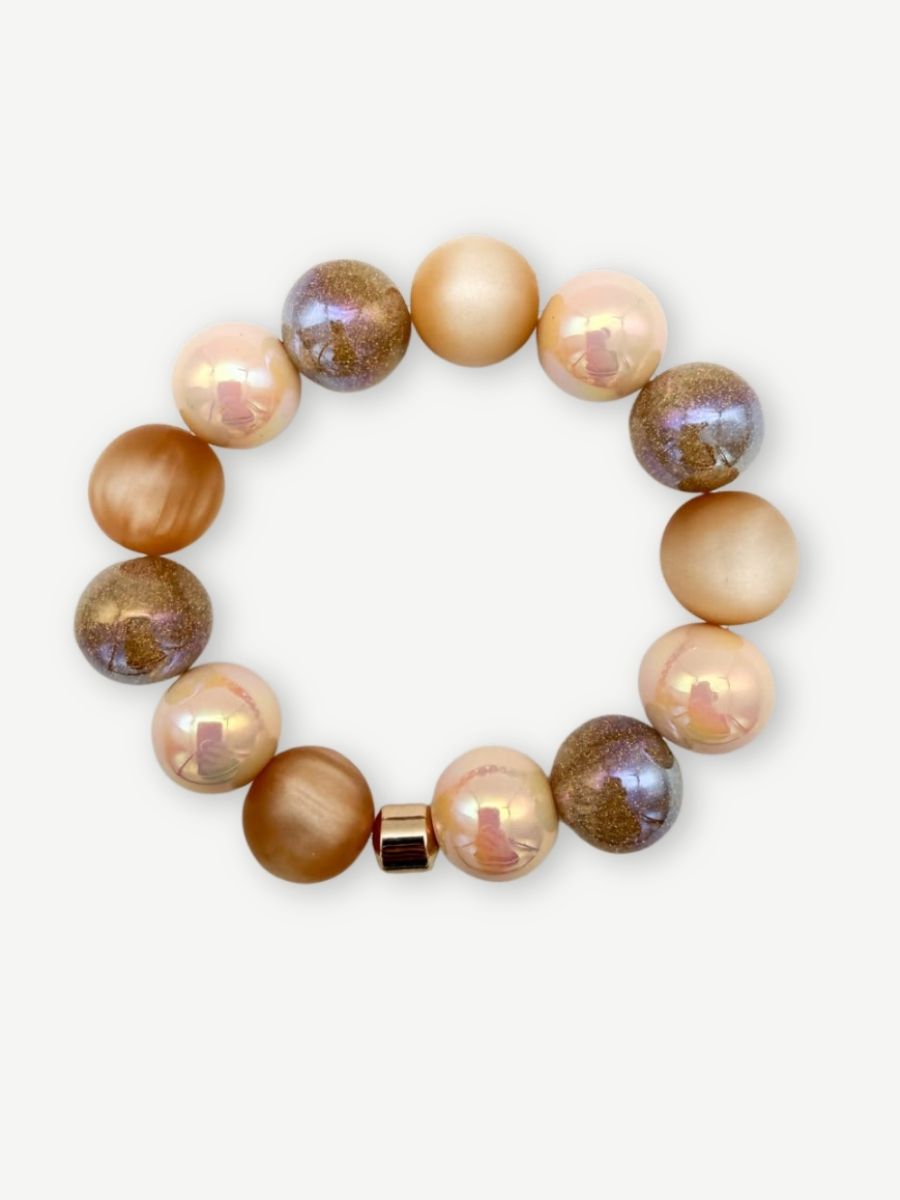 Armband MIRACLE PEARLS BEIGE MIX