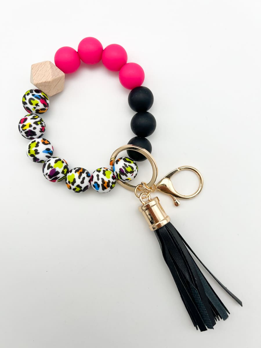 BubbleBrace LEO PINKY BLACK Schlüsselanhänger