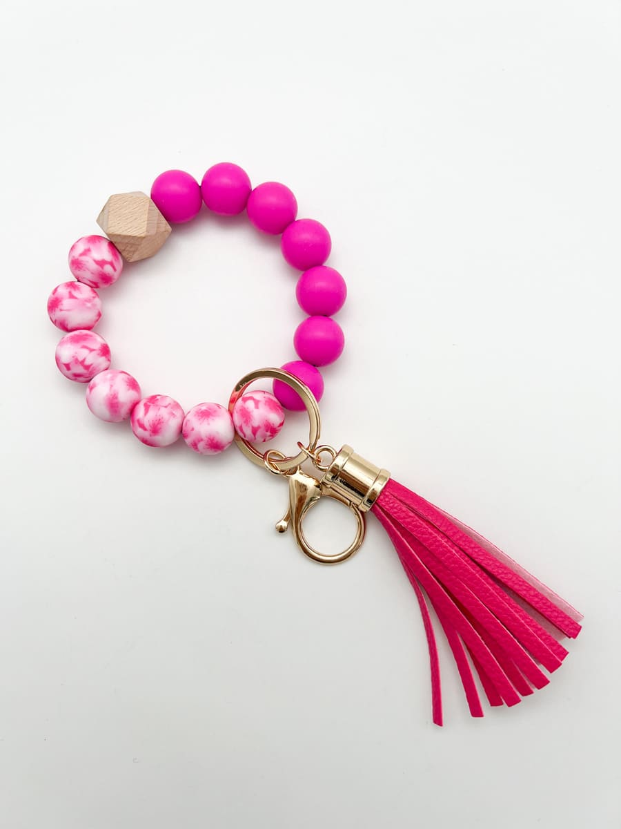 BubbleBrace PINK ROSES Schlüsselanhänger