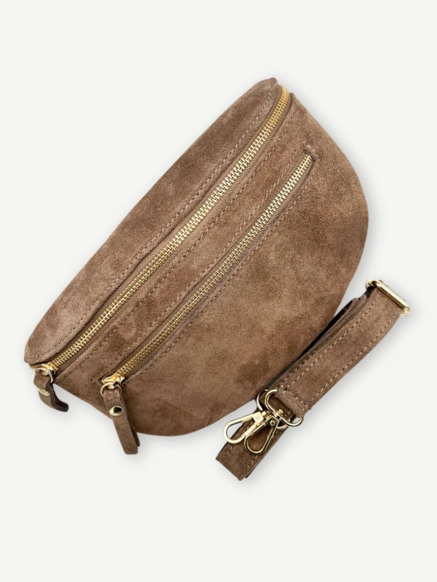 Crossbody Bag MIAMI VELOURS HAZELNUT