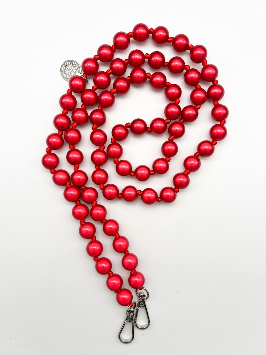 Crossbodykette MIRACLE RED aus Miracle Perlen
