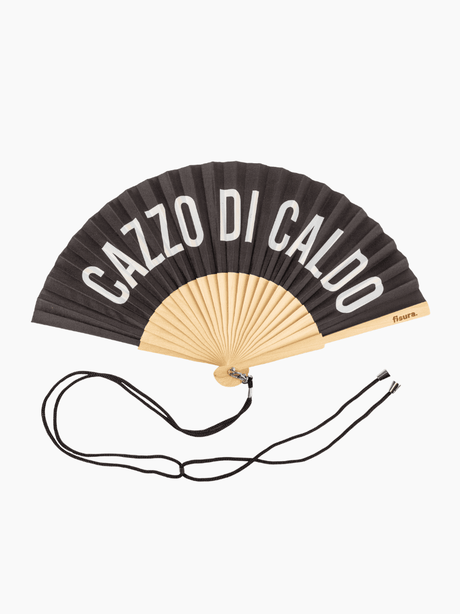 Fächer CAZZO DI CALDO black
