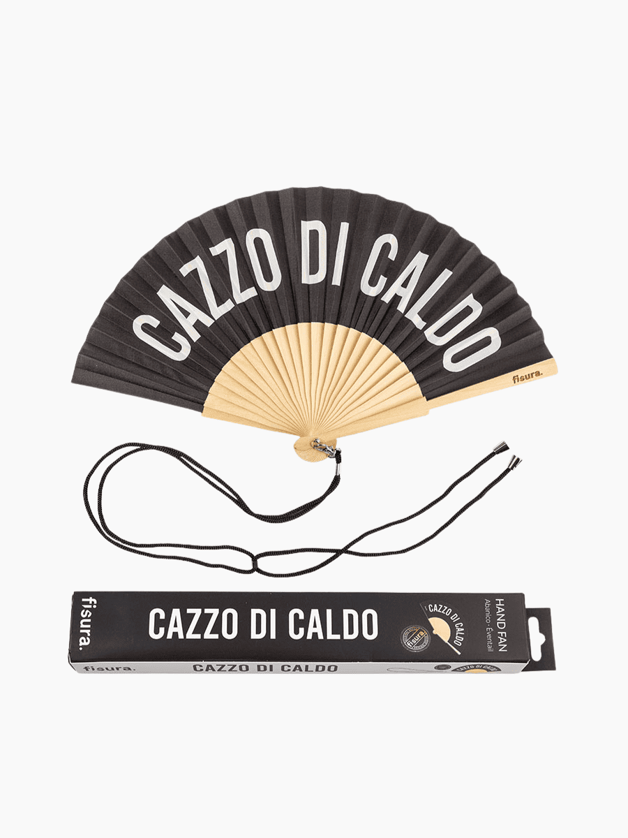 Fächer CAZZO DI CALDO black