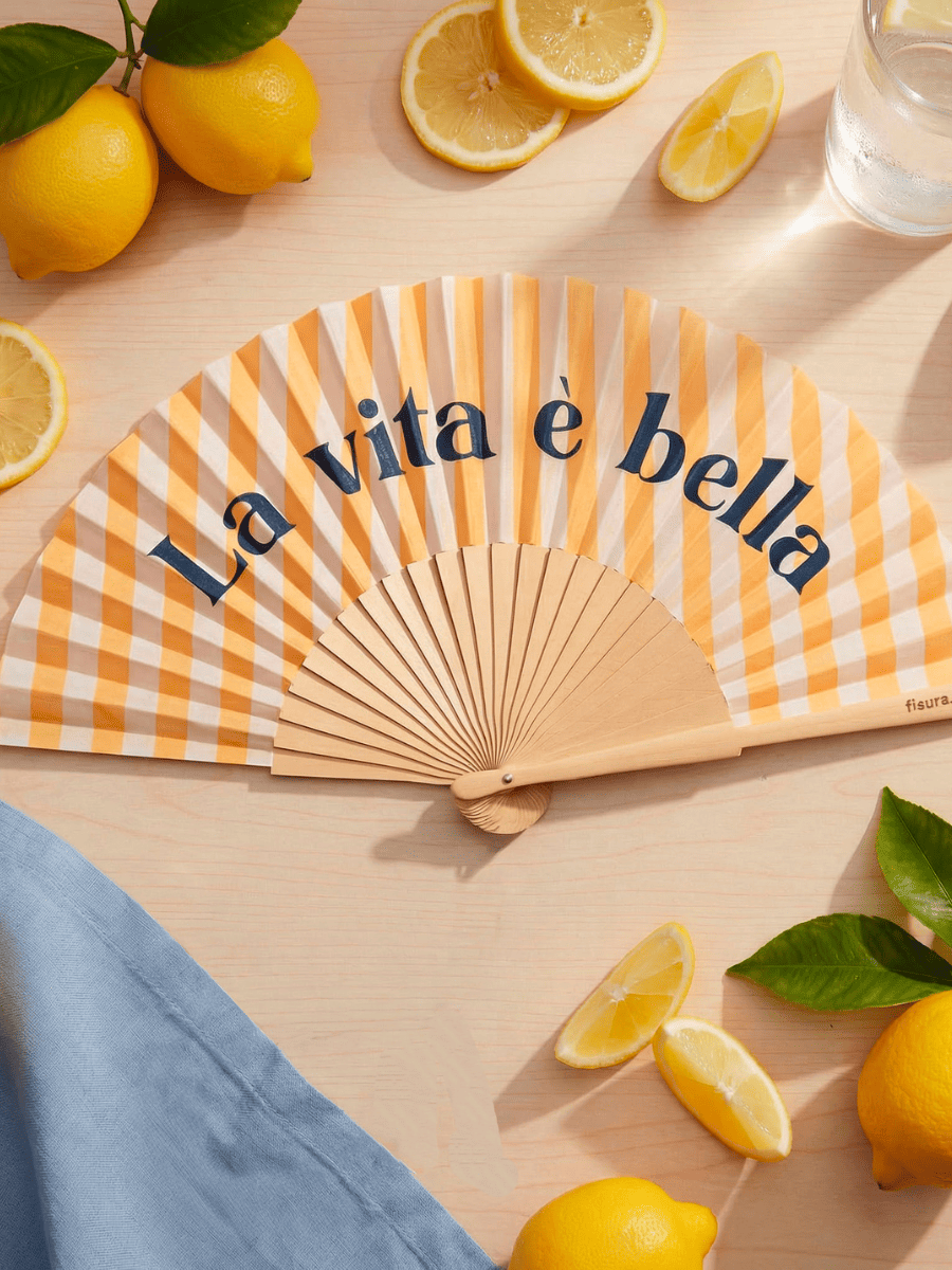 Fächer LA VITA E BELLA