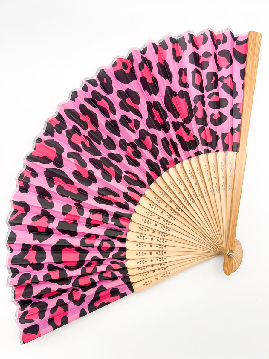 Fächer LEO pink