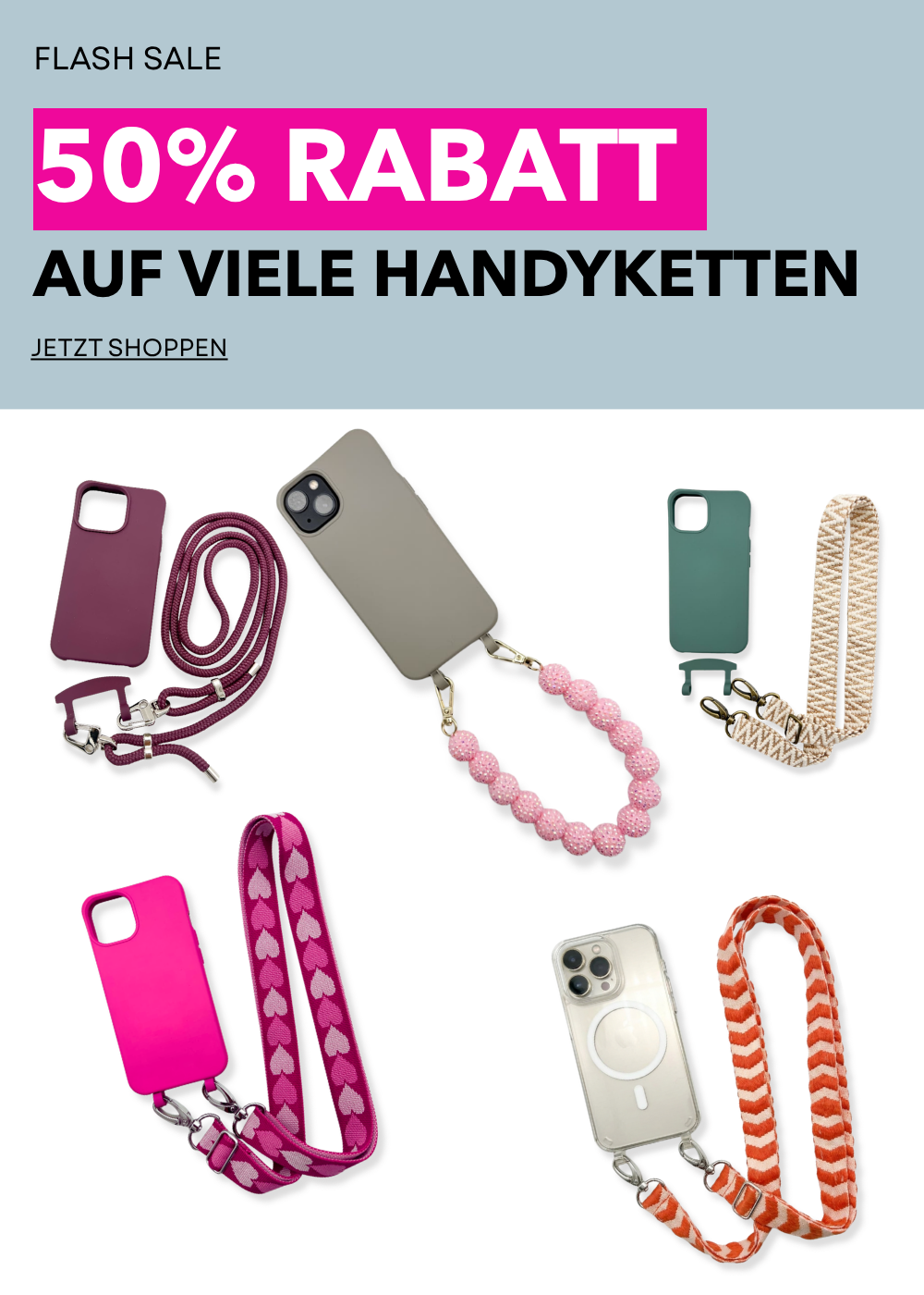 Flash Sale Oktober 2026 Handyketten MOU MOU MUNICH
