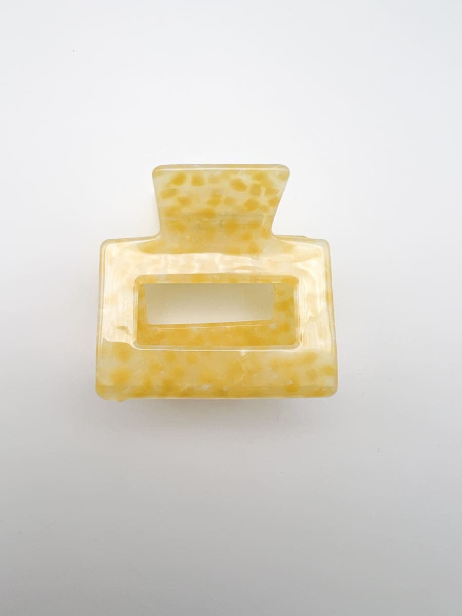 Haarklammer ACAPULCO MINI Dots yellow