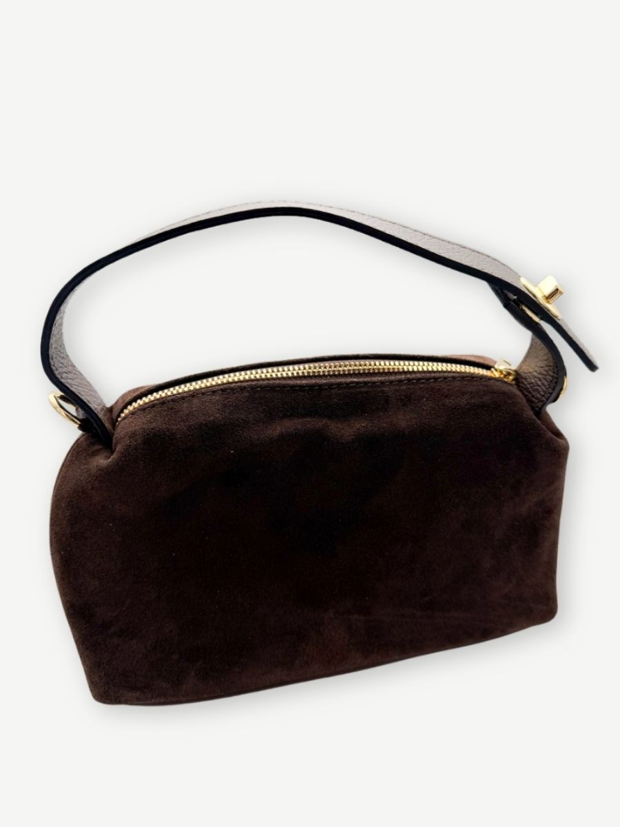 Handtasche BOSTON BROWN Wildleder