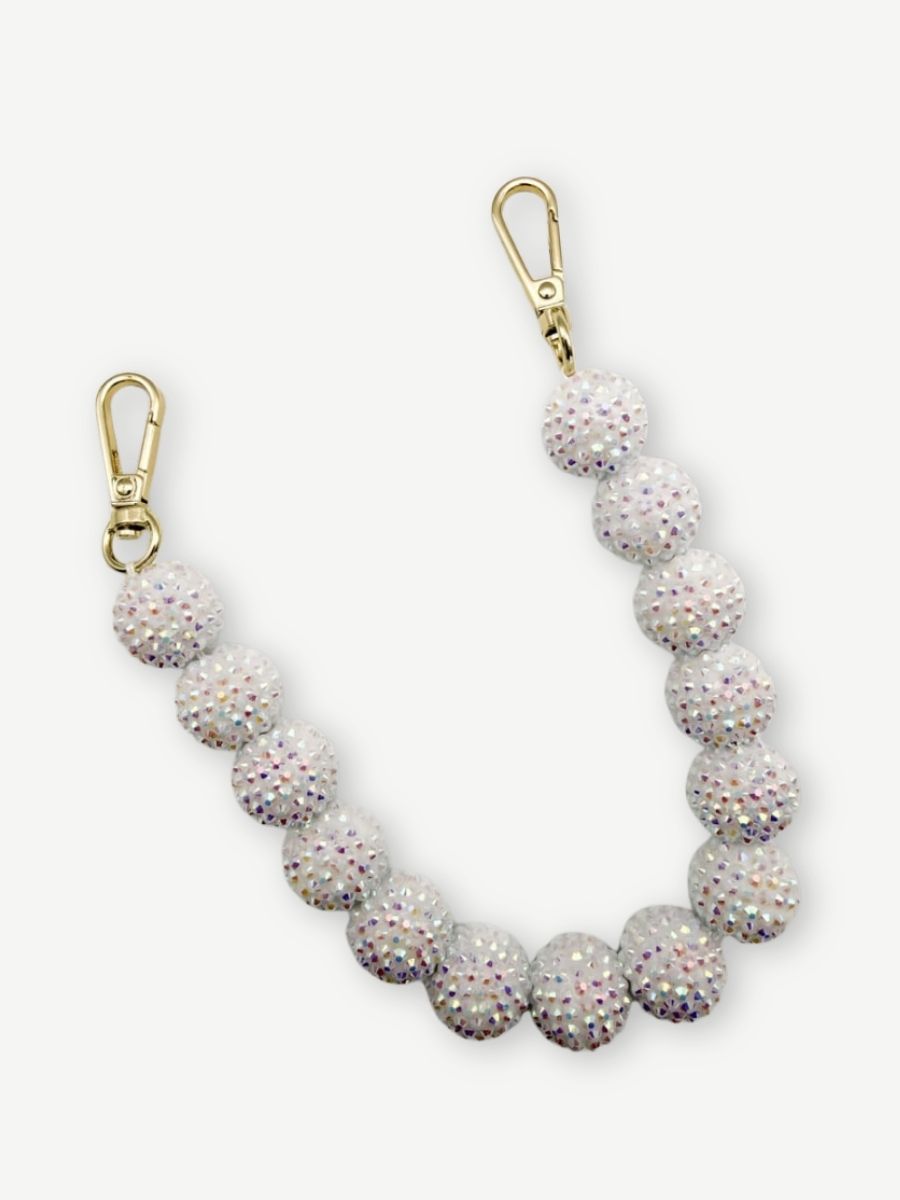 Handyanhänger SPARKLING BUBBLES white