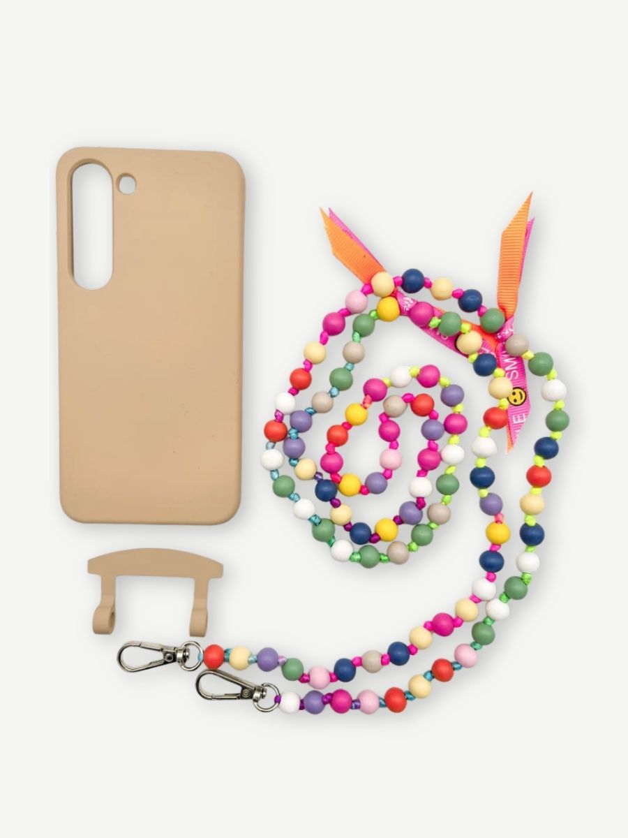 Handykette IBIZA BUNT Hülle beige Samsung