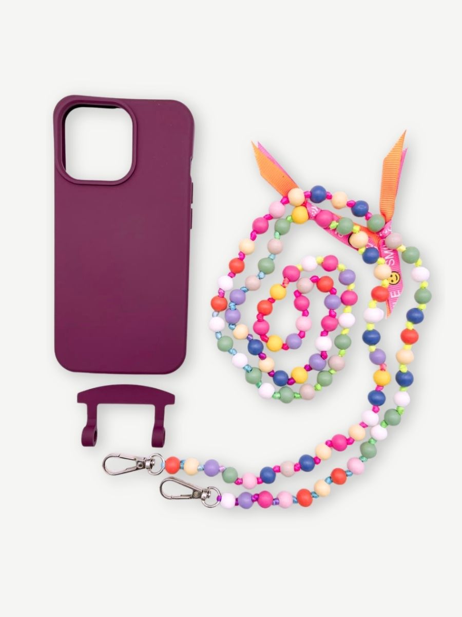 Handykette IBIZA BUNT Hülle berry iPhone