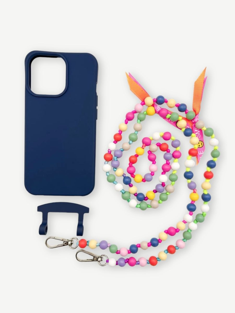 Handykette IBIZA BUNT Hülle dunkelblau iphone