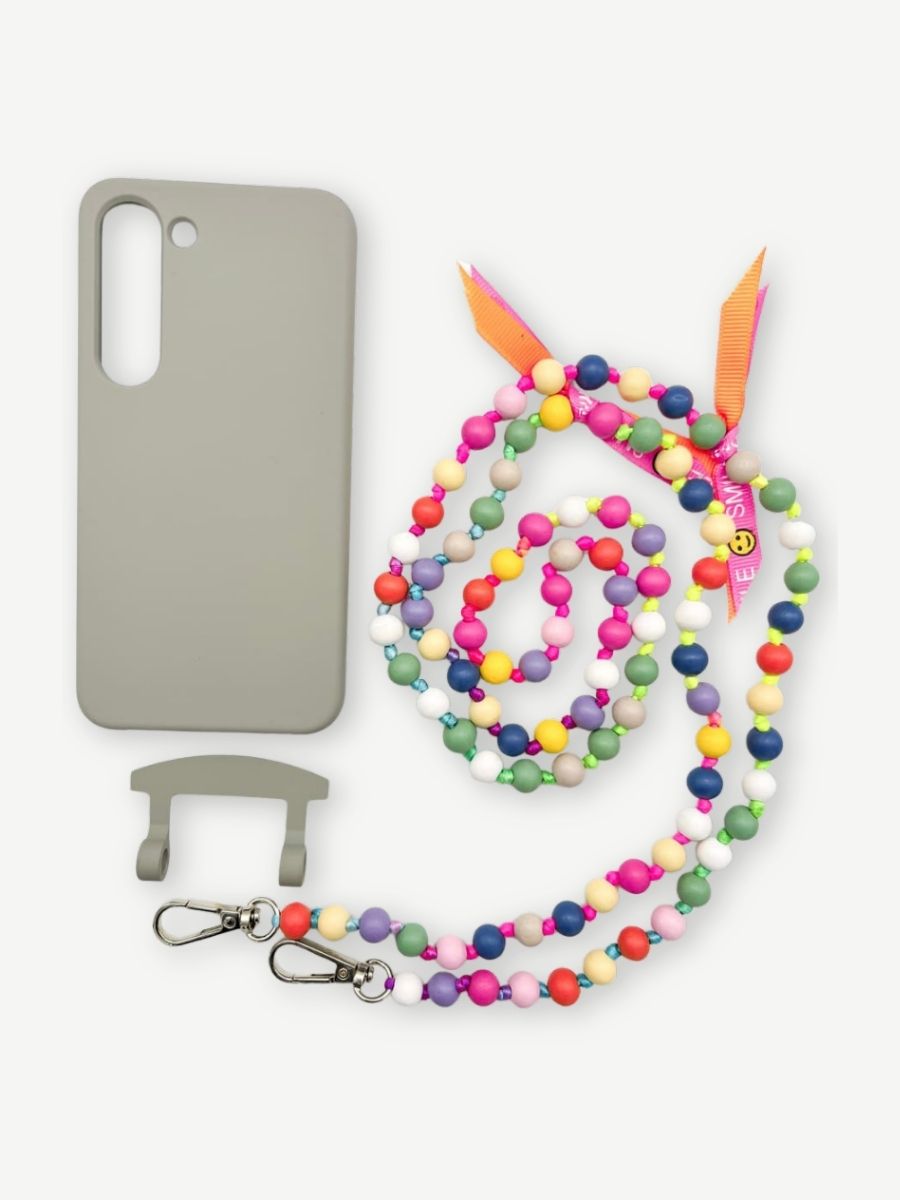 Handykette IBIZA BUNT Hülle grau Samsung