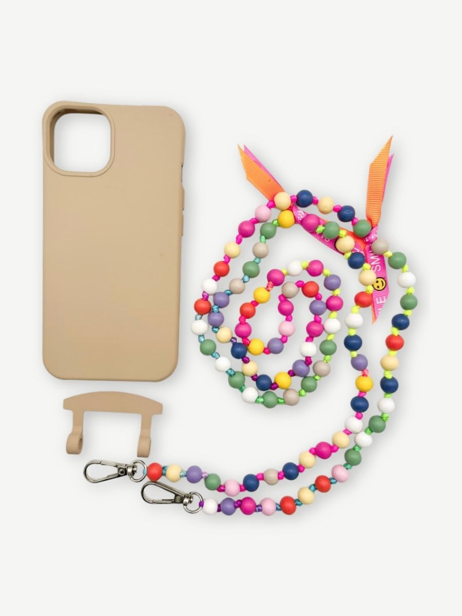 Handykette IBIZA BUNT Hülle beige iPhone