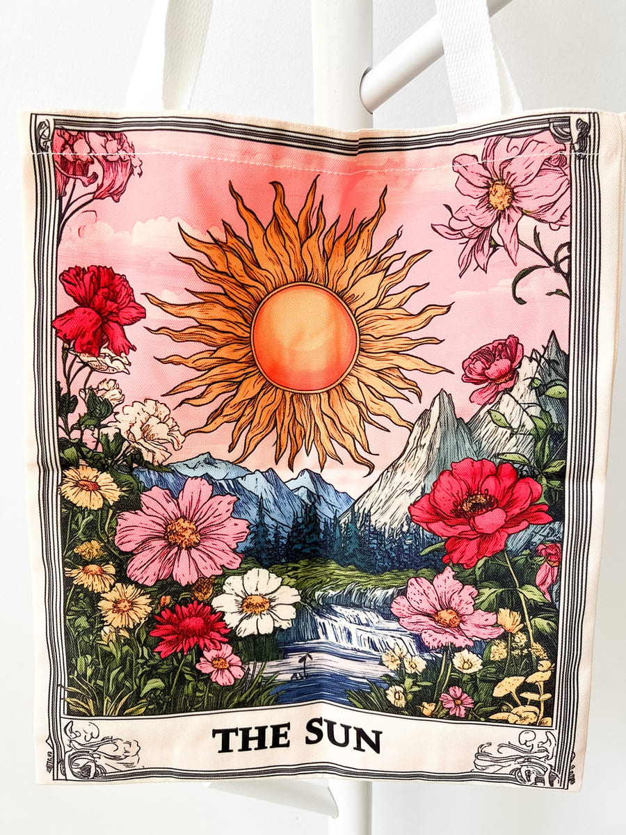 Stoffbeutel THE SUN pink