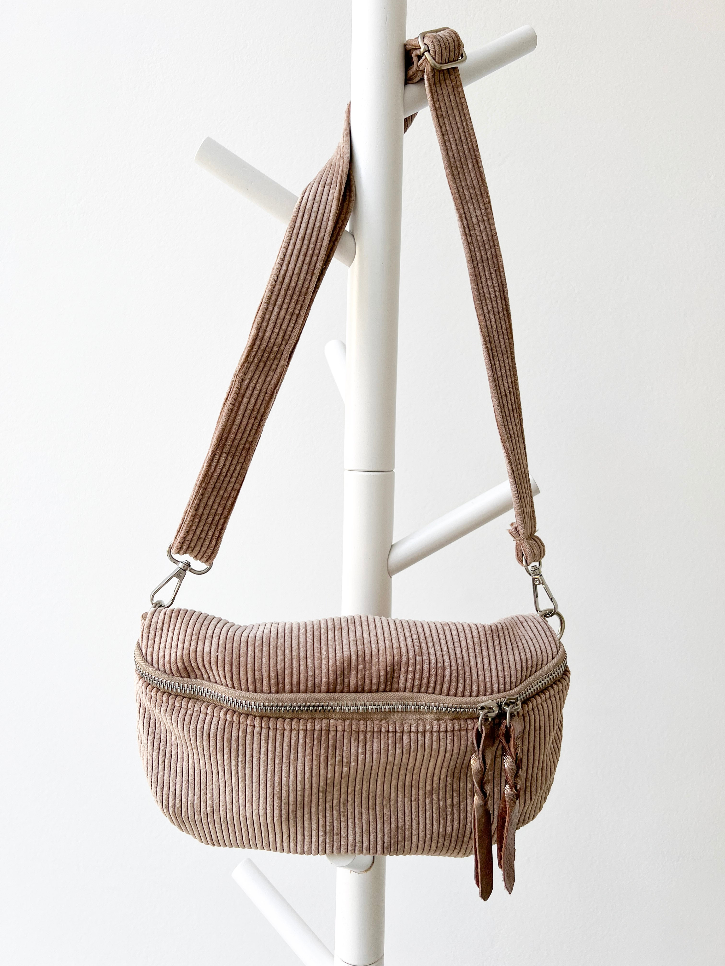 Crossbody Bag Cord braun