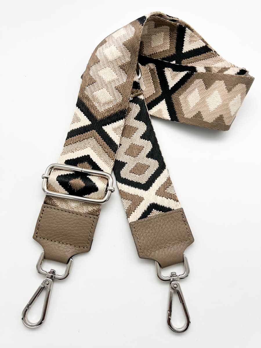 Gurt braun gemustert