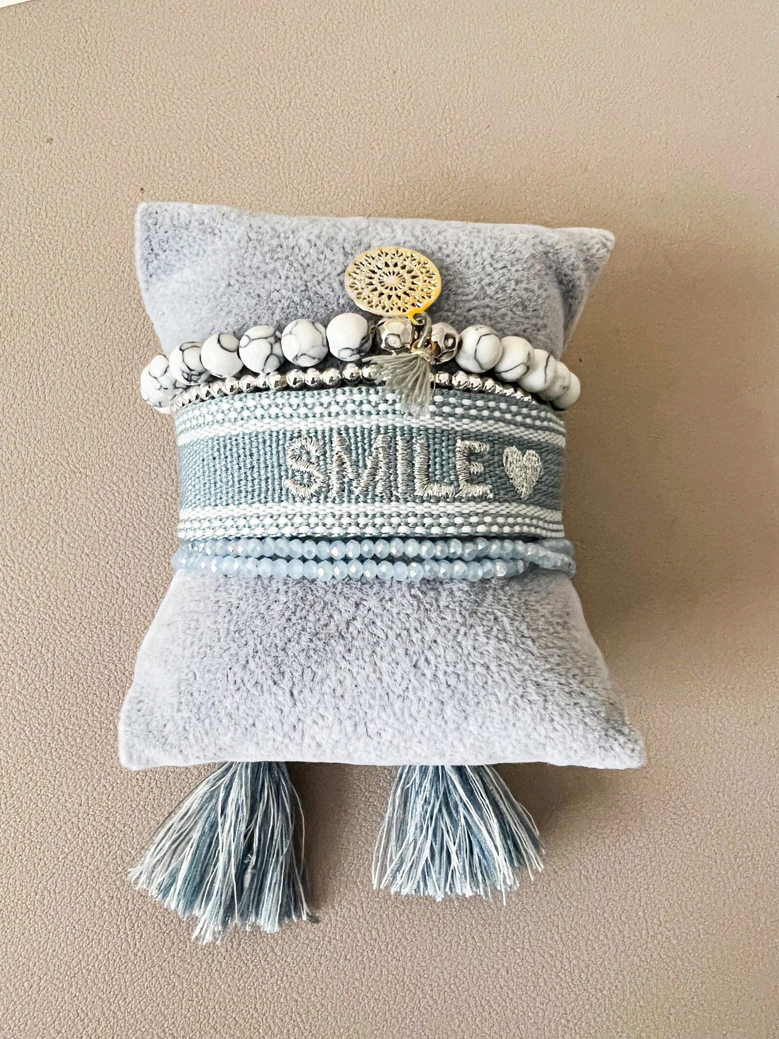 Armbandset blau