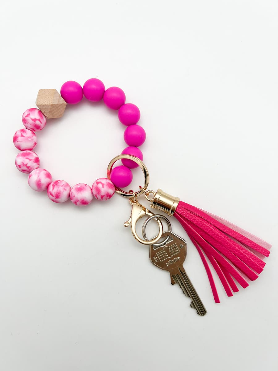 BubbleBrace PINK ROSES Schlüsselanhänger