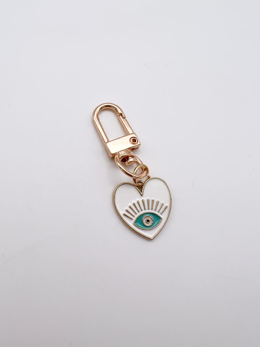 Anhänger Mati weiß türkis