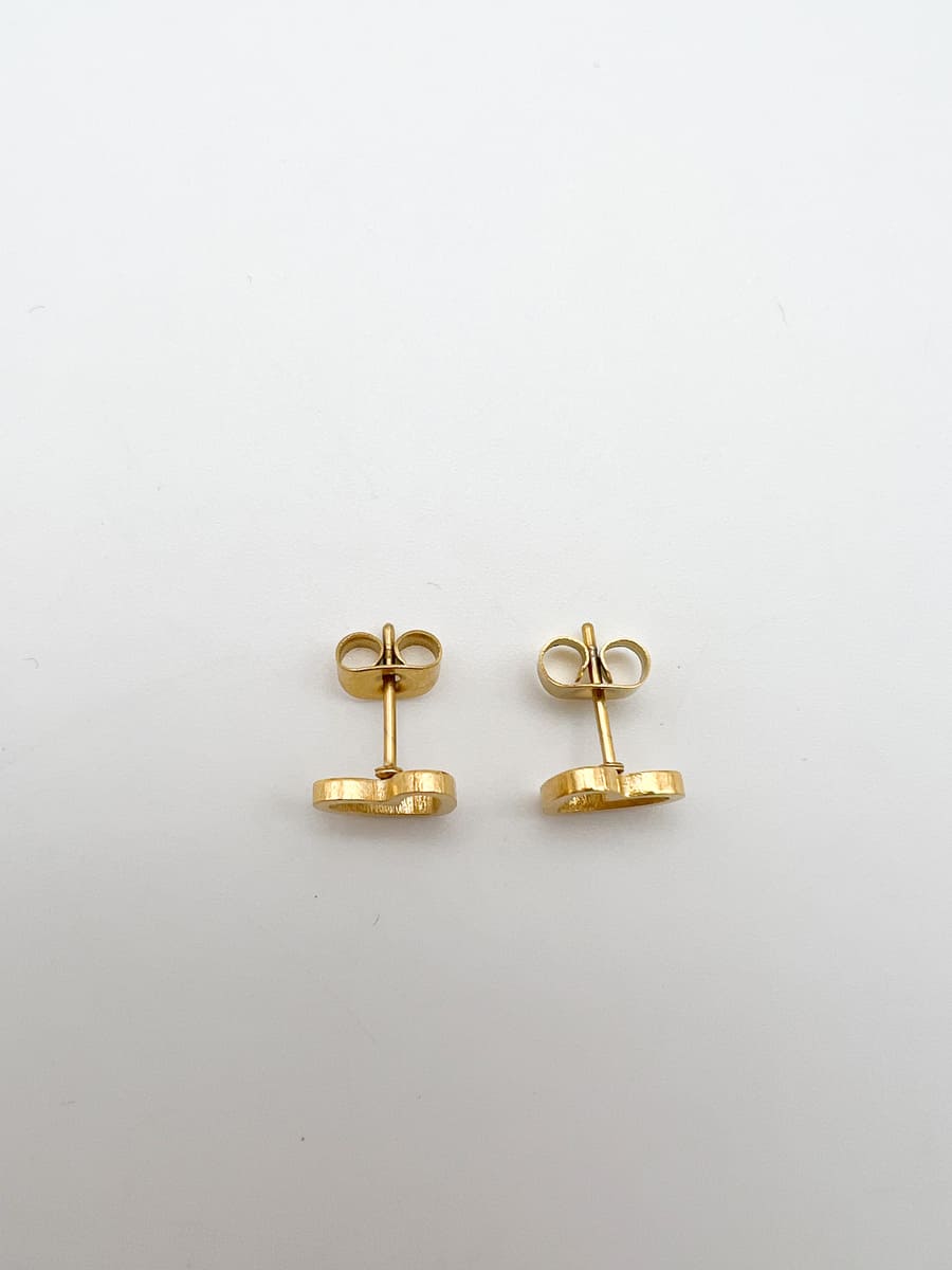 Ohrstecker Herzen gold