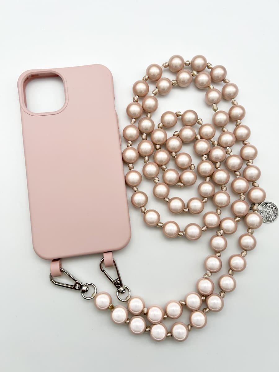 Set Handykette MIRACLE BEIGE mit Hülle CANDY für iPhone