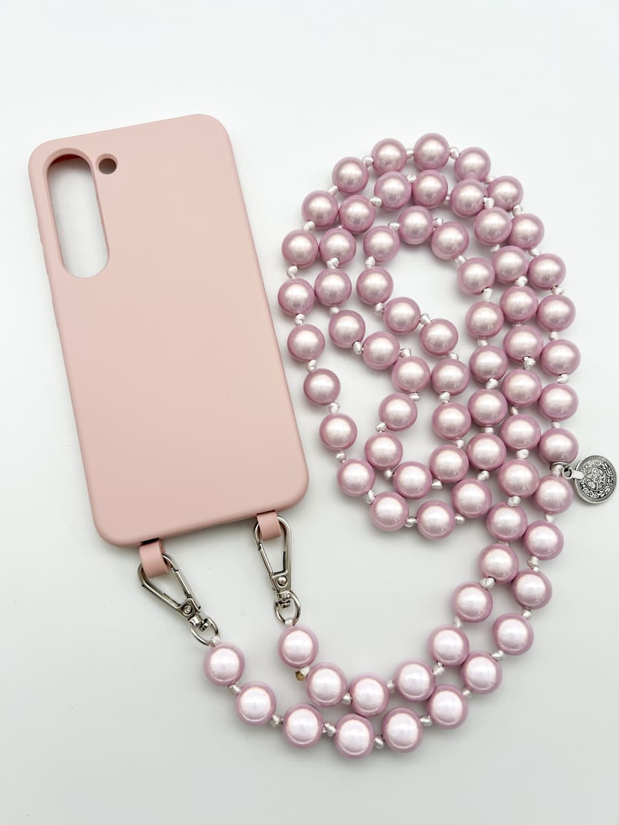 Set Handykette MIRACLE ROSE mit Hülle CANDY für Samsung