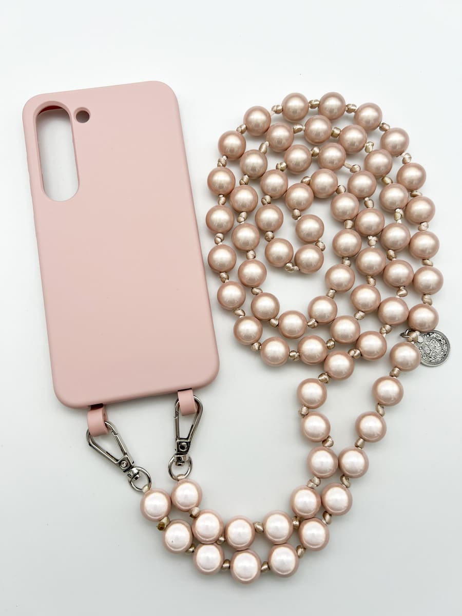 Set Handykette MIRACLE BEIGE mit Hülle CANDY für Samsung