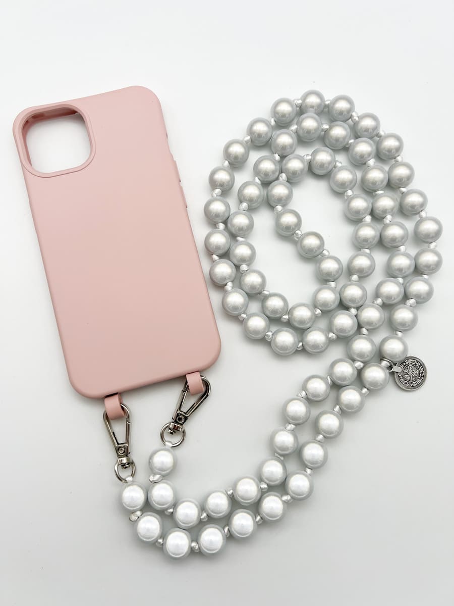 Set Handykette MIRACLE SILVER mit Hülle CANDY für iPhone