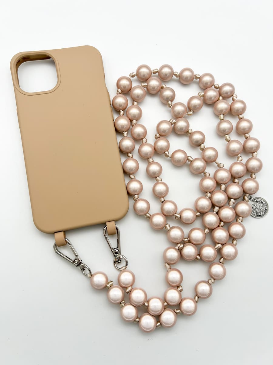 Set Handykette MIRACLE BEIGE mit Hülle verschiedene Farben