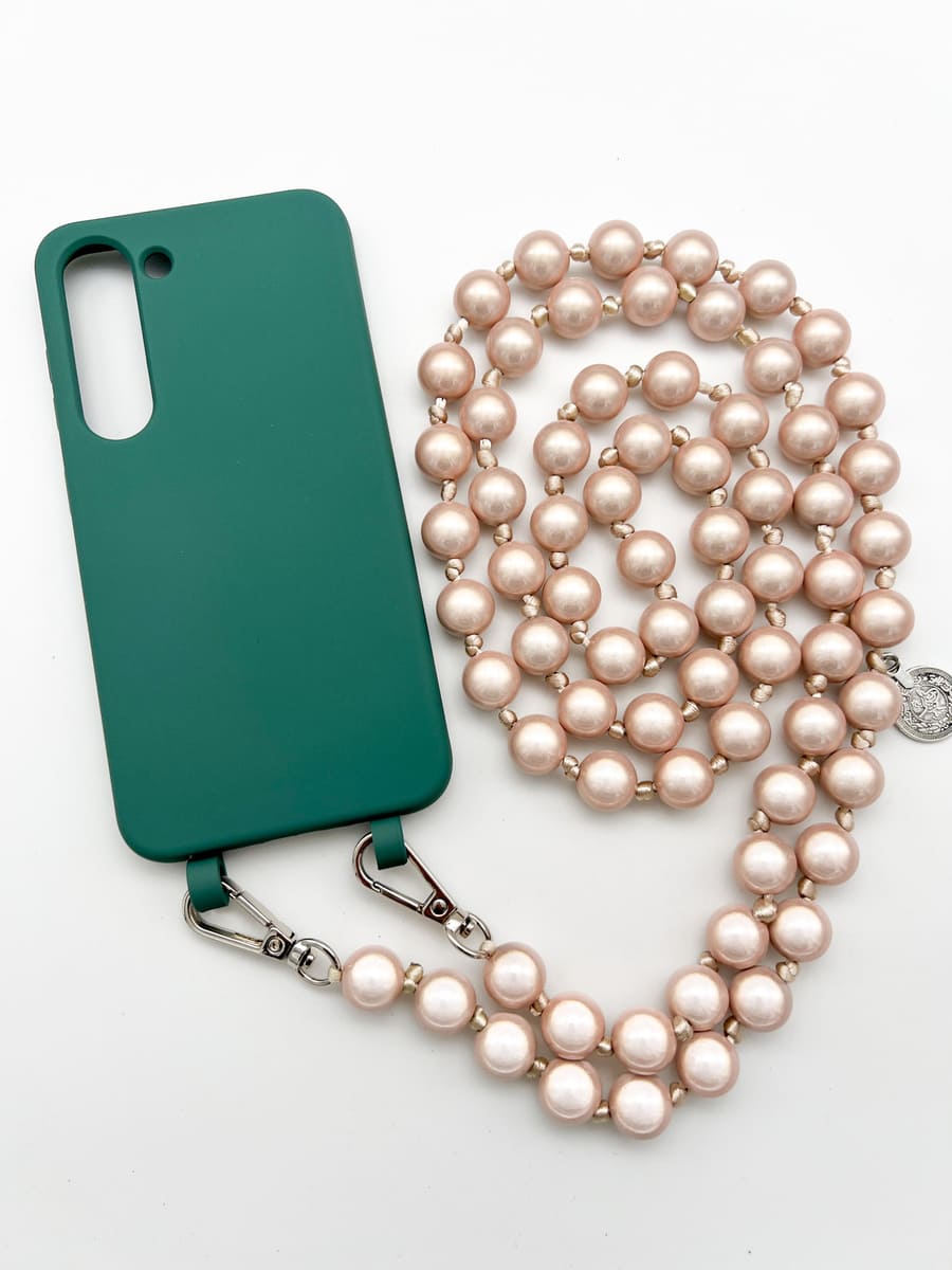 Set Handykette MIRACLE BEIGE mit Hülle OCEAN für Samsung