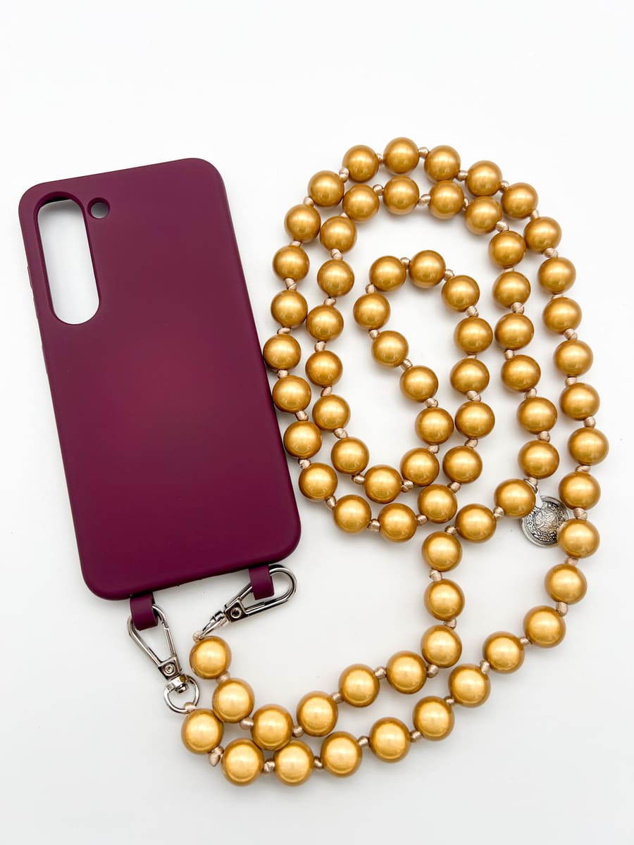 Set Handykette MIRACLE GOLD mit Hülle BERRY für Samsung