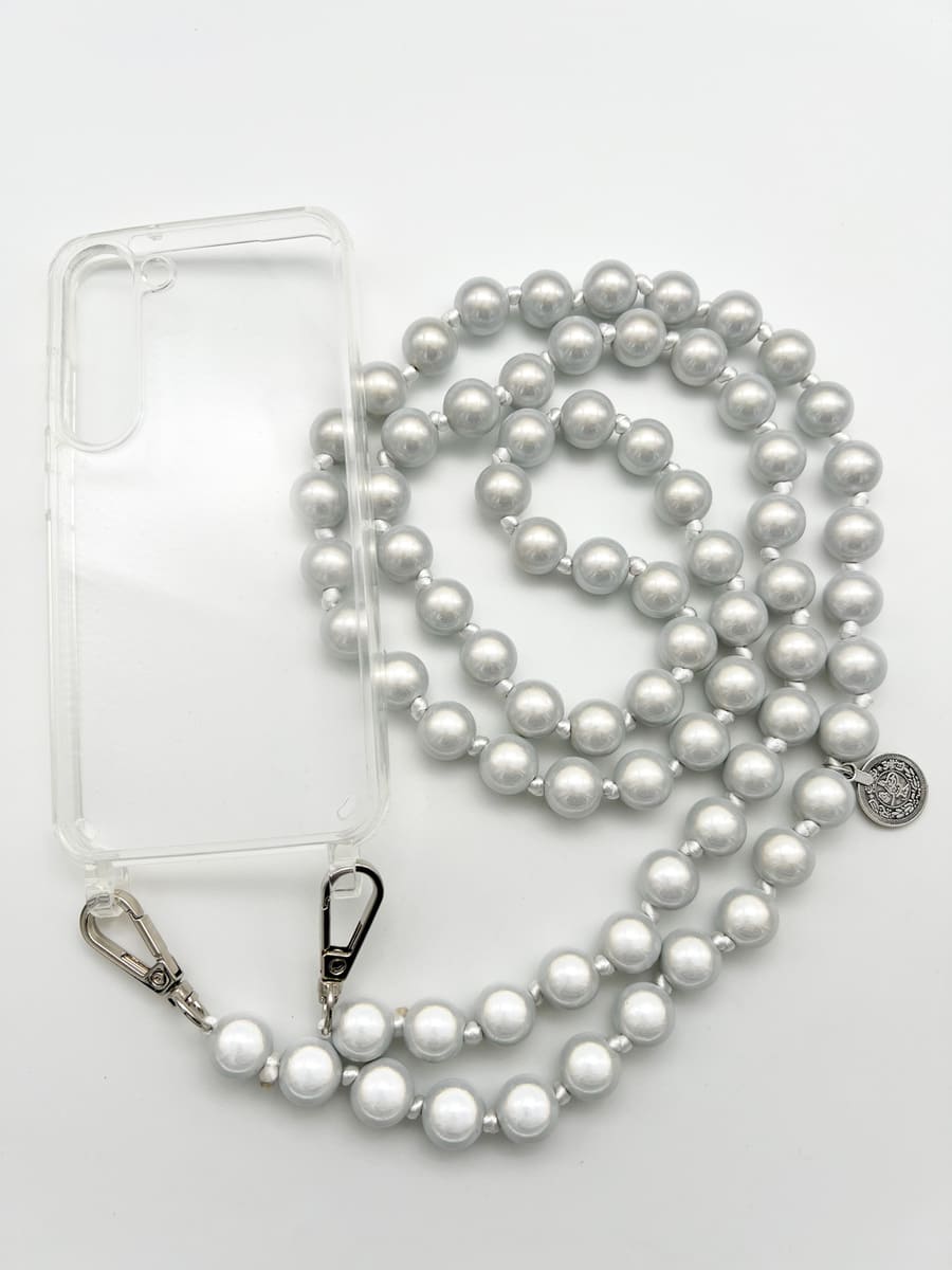 Set Handykette MIRACLE SILVER mit Hülle AIR für Samsung