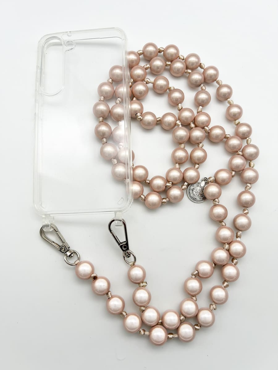 Set Handykette MIRACLE BEIGE mit Hülle AIR für Samsung