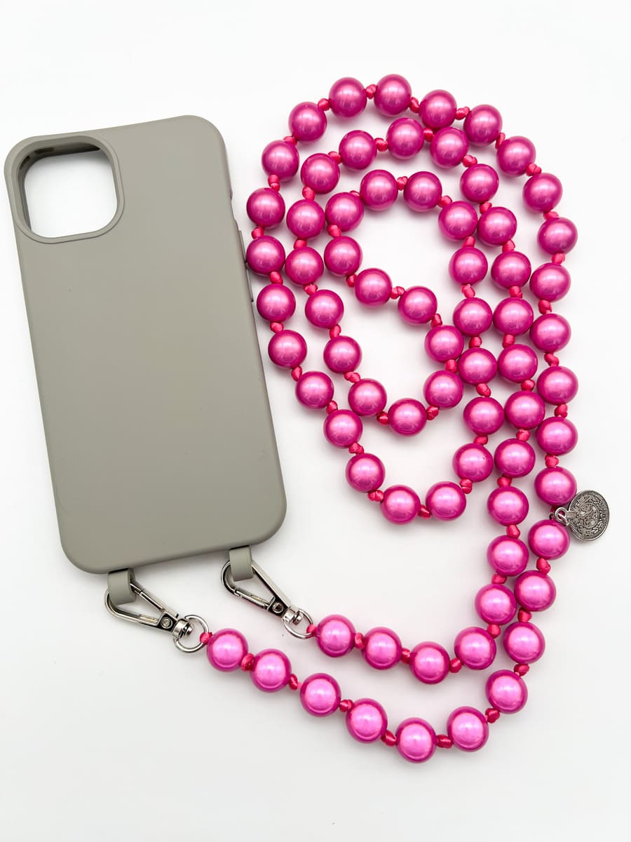 Set Handykette MIRACLE PINK mit Hülle verschiedene Farben