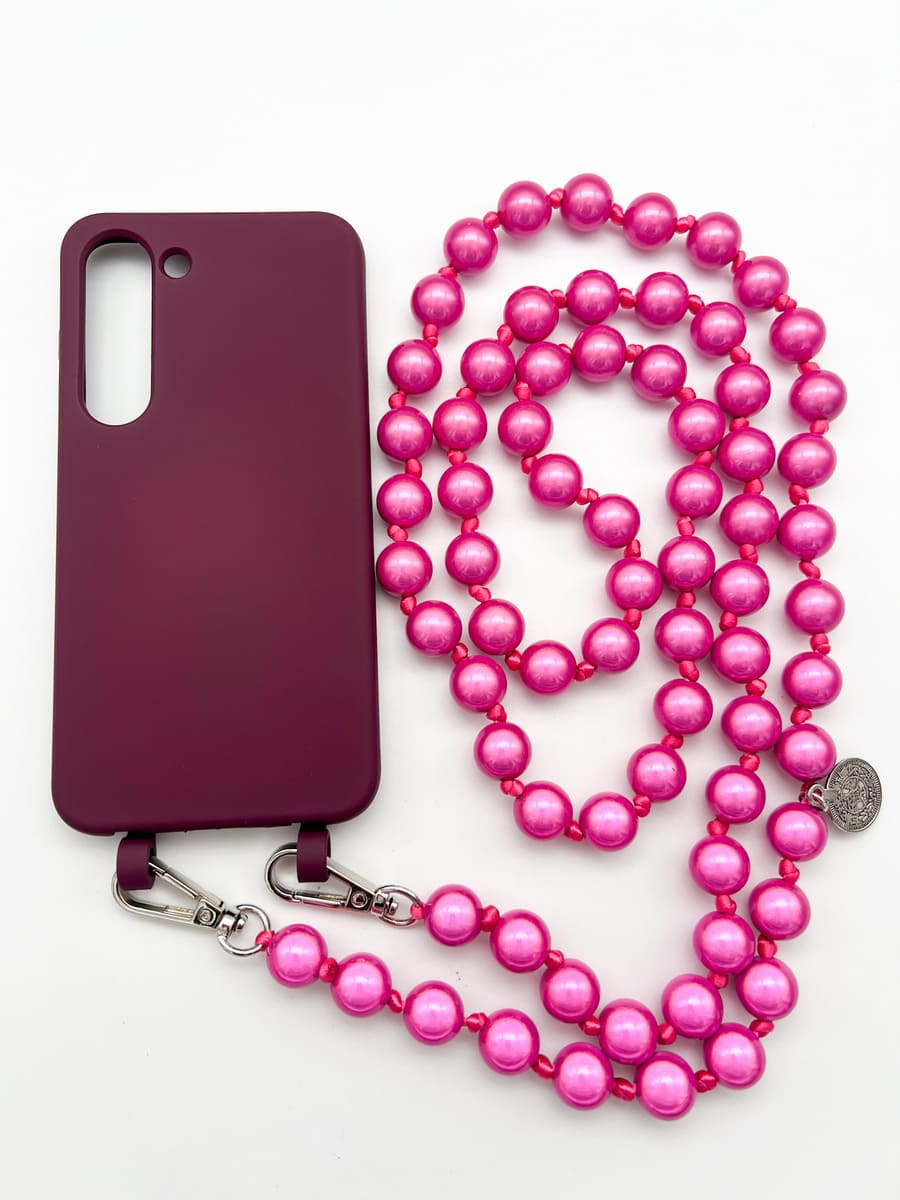 Set Handykette MIRACLE PINK mit Hülle BERRY für Samsung