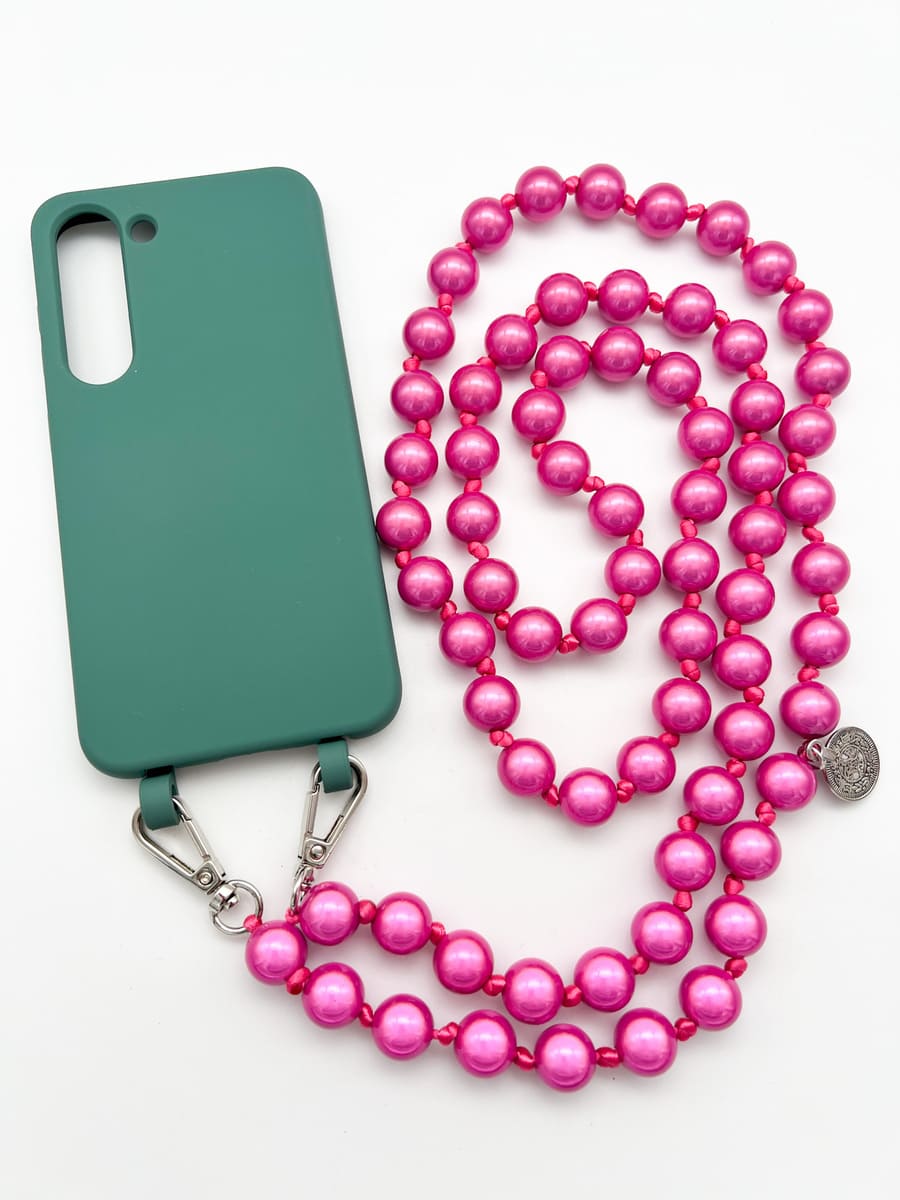 Set Handykette MIRACLE PINK mit Hülle OCEAN für Samsung