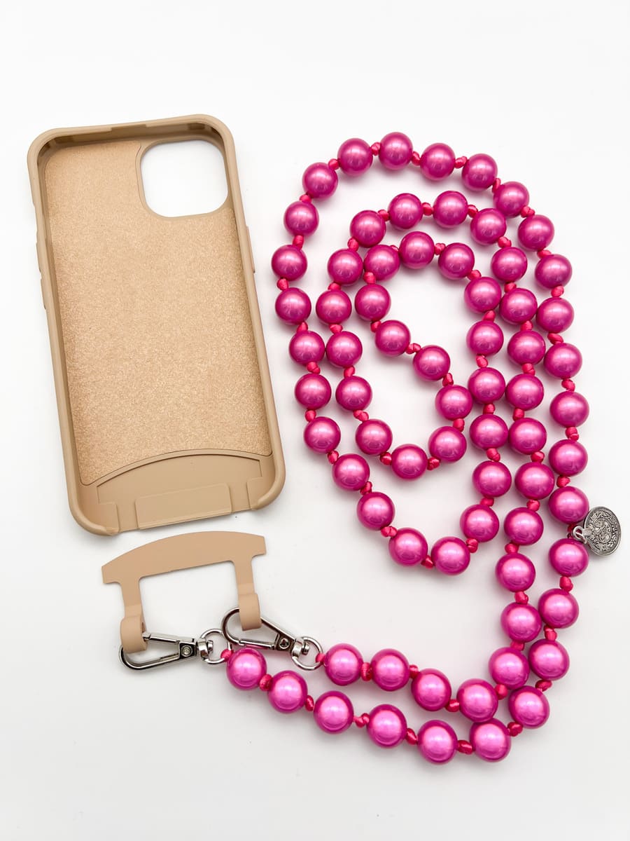 Set Handykette MIRACLE PINK mit Hülle verschiedene Farben